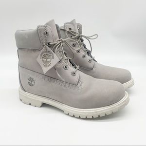 Gray Timberland Boots. Size 8.5